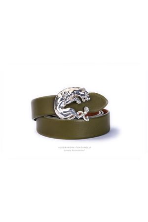  ALESSANDRA FONTANELLI | Belts | PANTERA h35VERDE PISELLO